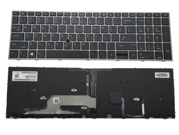 Tipkovnica za prenosnik ZBOOK 15 G5 G6, ZBook 17 G5 G6 L29635 L12765-041 L28407 L12764-071 Backlight US / SLO nalepke Š Đ Ž Ć Č